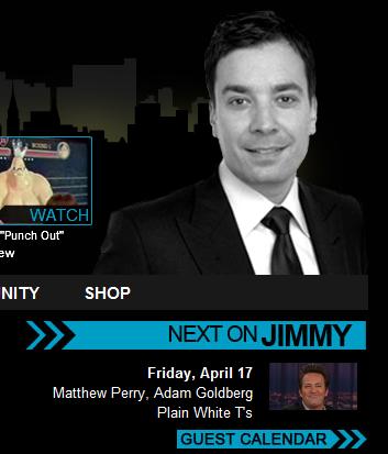 Guest lineup from episode 30 of Late Night with Jimmy Fallon on Friday April 17 2009