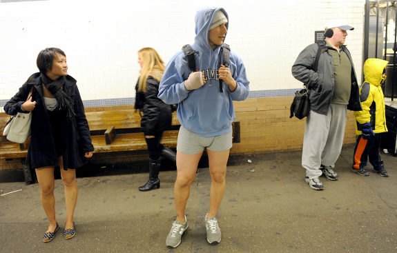No Pants Day in NYC