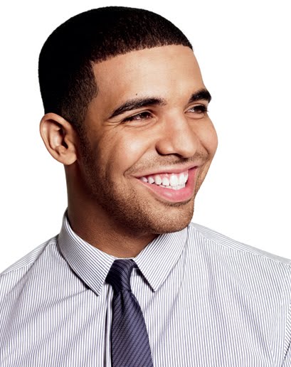 Drake in GQ wearing button-down shirt and tie